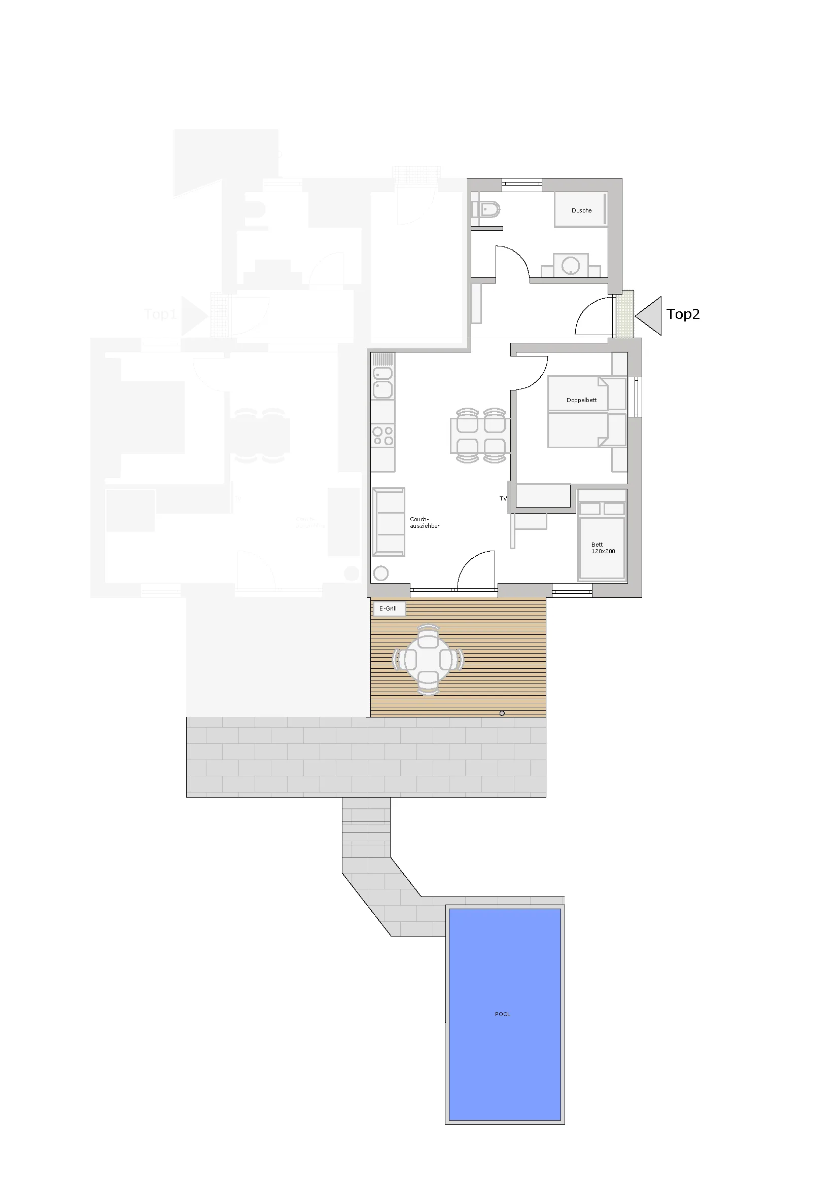 Grundriss Apartment Relax 2